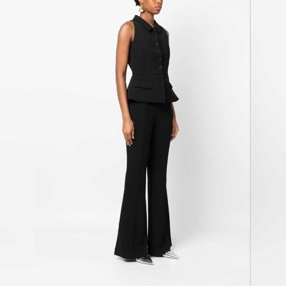 Self-Portrait Tailored Jumpsuit in Black - Picture 5 of 13